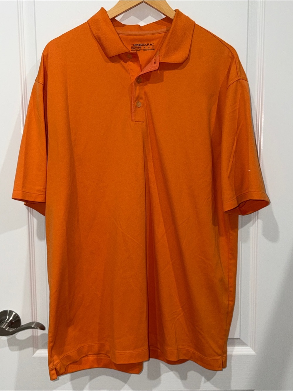 Nike Golf Men's Orange Performance Polo Shirt size XLarge